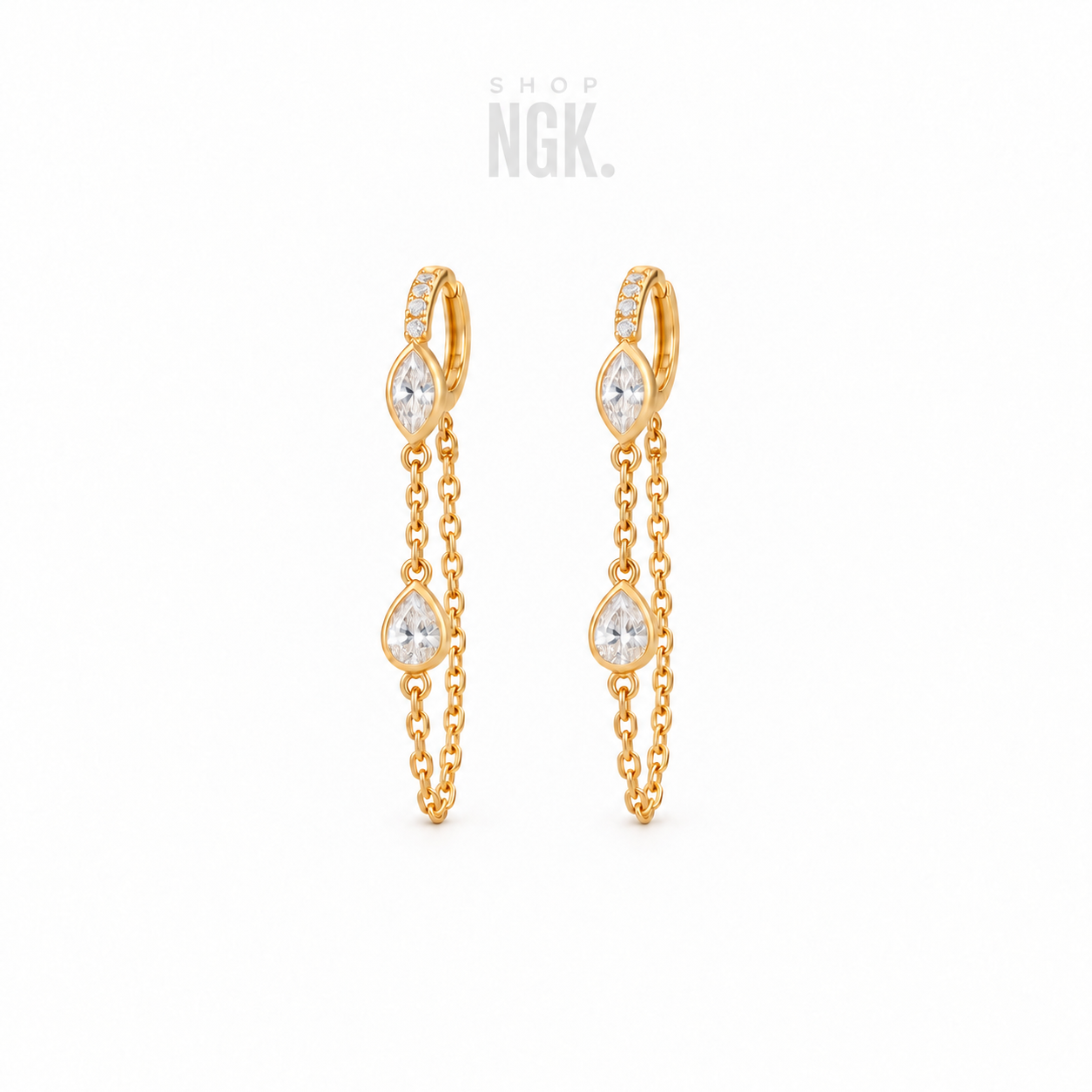 TEARDROP CHAIN HUGGIES