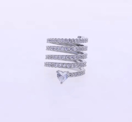 Serpent pinky ring