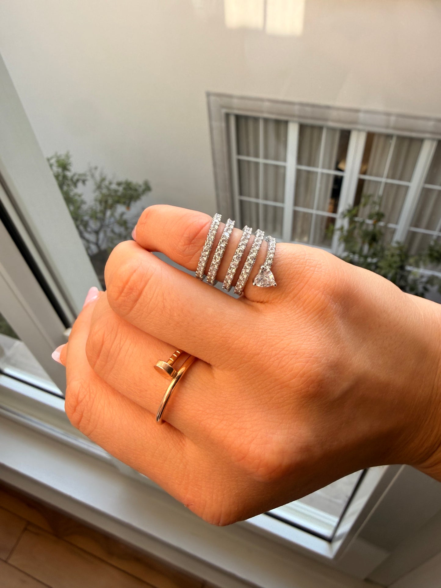 Serpent pinky ring