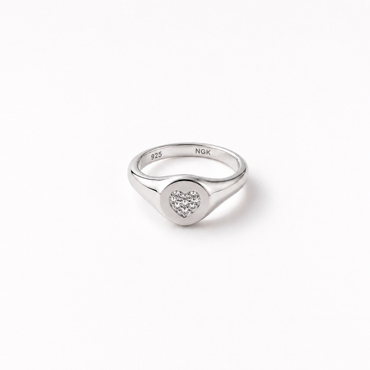 HEART PINKY RINGS