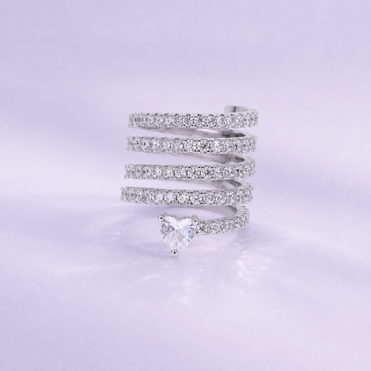 Serpent pinky ring